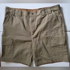 Duluth Trading Co Shorts Men's  Work Wear Cargo Carpenter Size 44 Beige